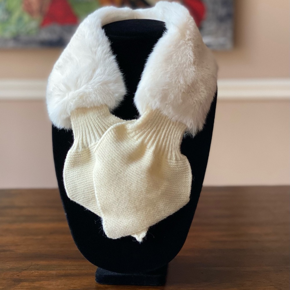 Faux Fur Collar Scarf